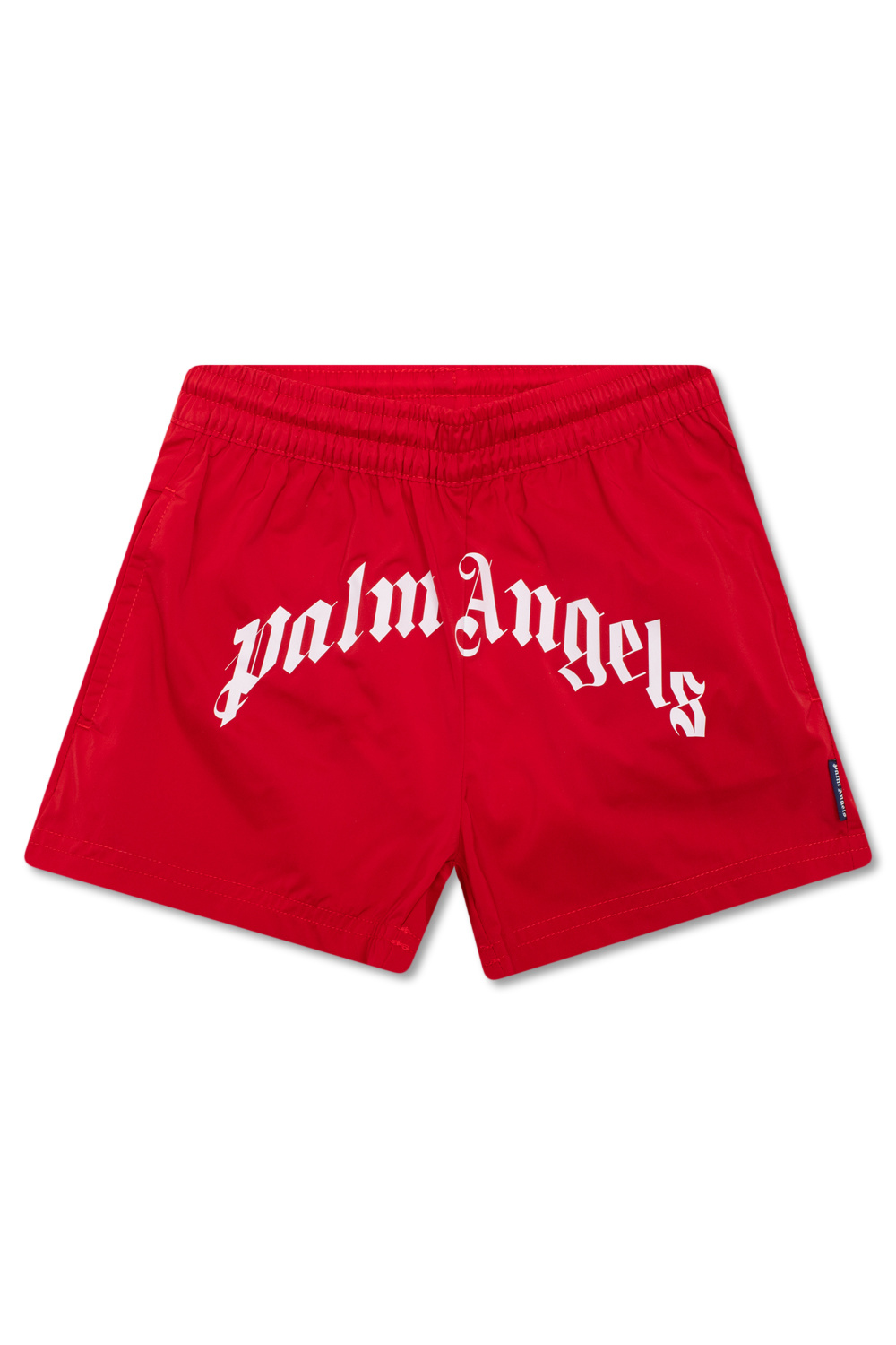 Swim shorts with logo Palm Angels Kids SchaferandweinerShops Philippines Sneakers CALVIN KLEIN JEANS Classic Cupsole Laceup Low Lth YW0YW00699 Pink Blush Tuscan Beige 0JX